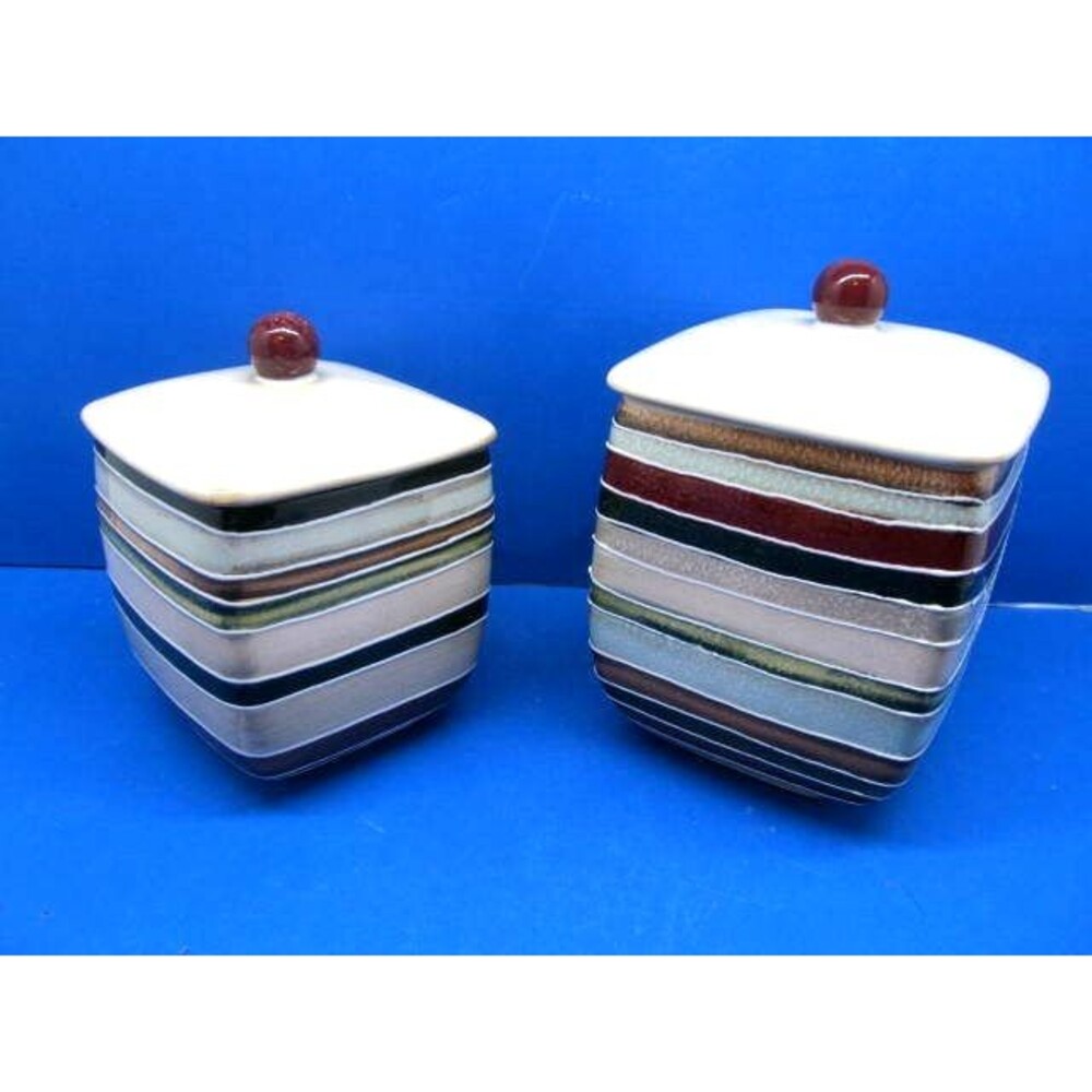 Tabletops Unlimited Jentry 1 Medium and 1 Small Canister